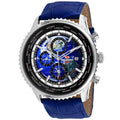 Seapro Men's Meridian World Timer GMT Blue dive watch men's unisex scuba