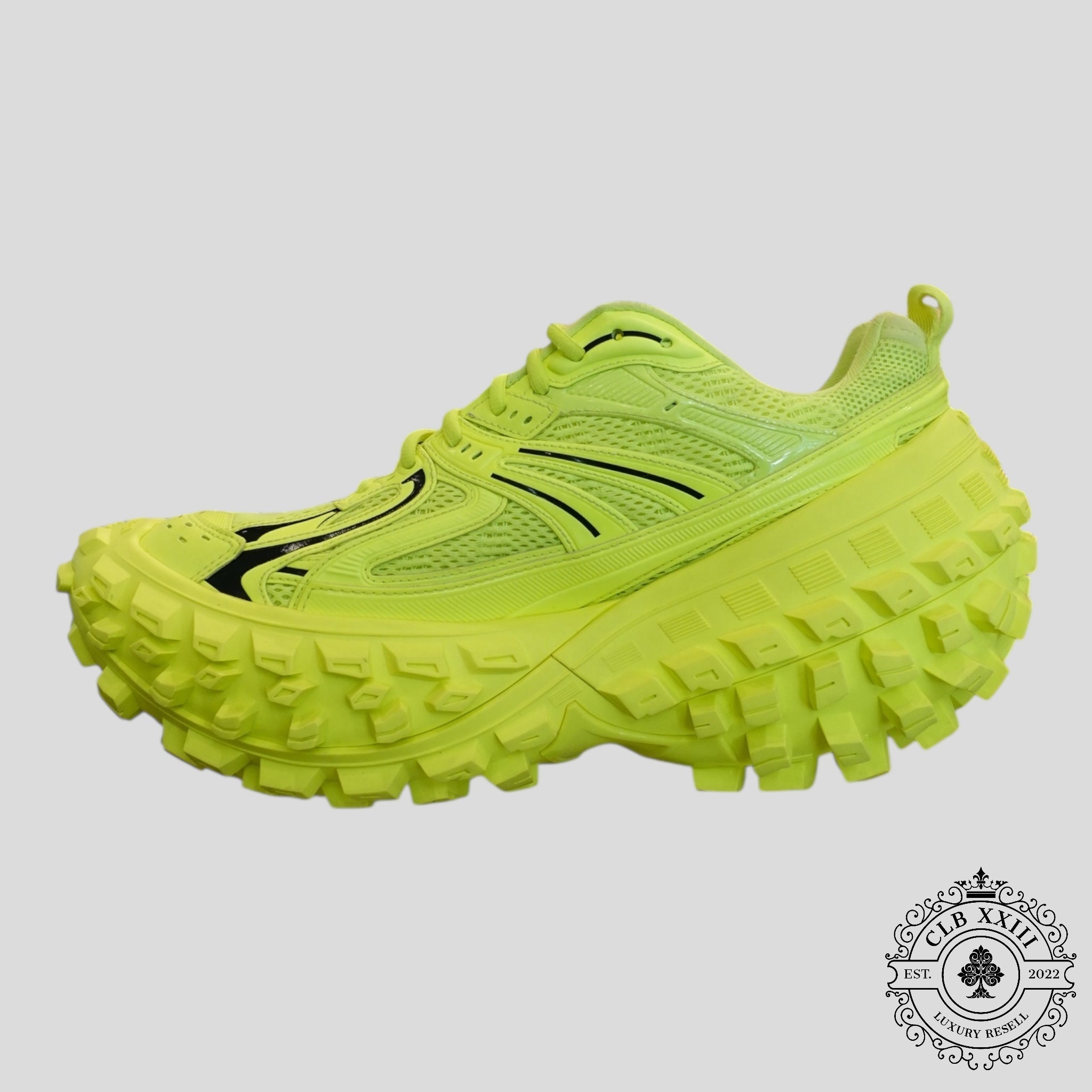 Balenciaga Defender Fluo Yellow shoes sneakers 44 men's unisex