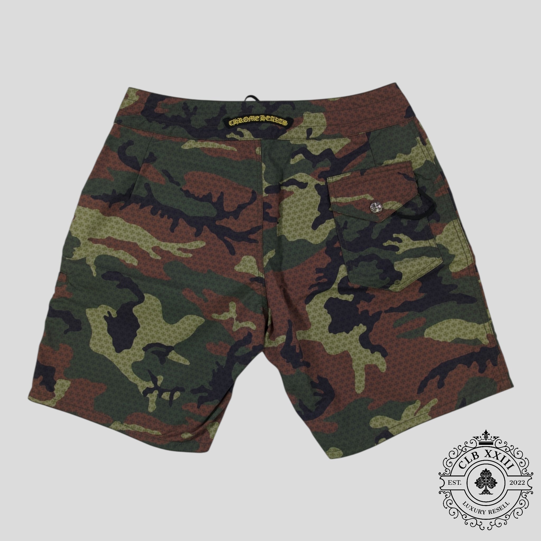 Chrome Hearts Board Shorts in Camo new men's 34 camouflage