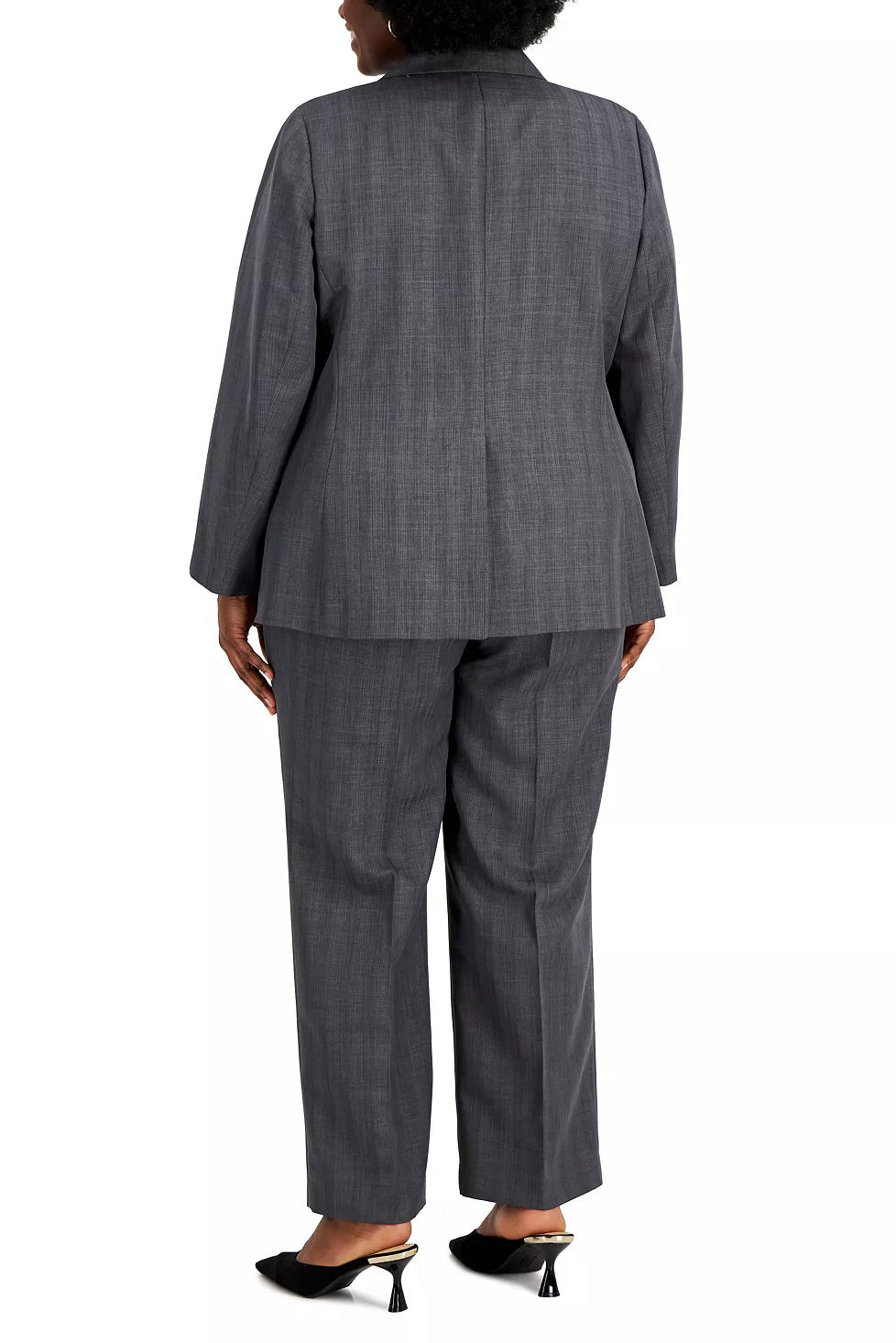 Le Suit Plus Size Straight-Leg Pantsuit ( Plus Size ) Career