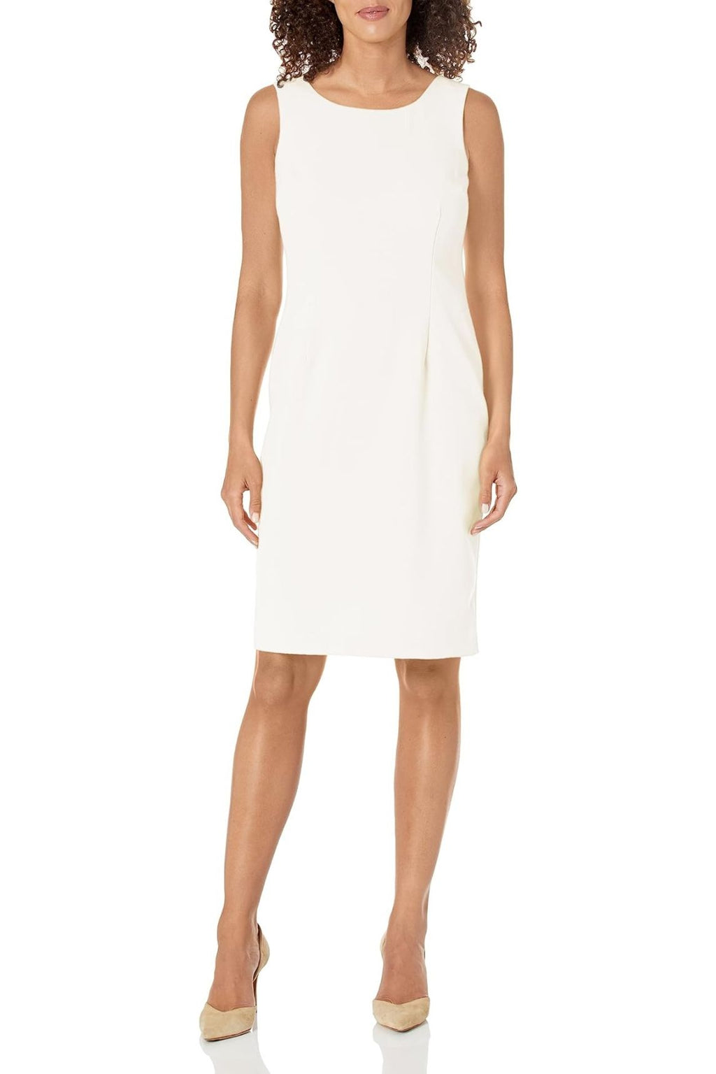 Le Suit Plus Size Crepe Belted Trench Jacket and Sheath Dress Set suit career church