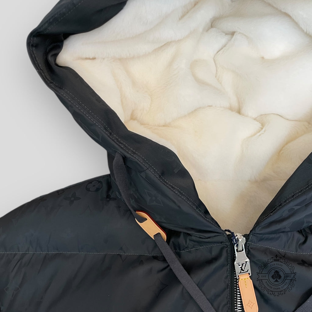 Louis Vuitton Monogram Graphic Down Jacket coat Men's puffer jacket coat 54 Navy