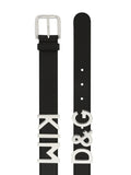 Dolce & Gabbana ladies Belt With Logo Buckle black