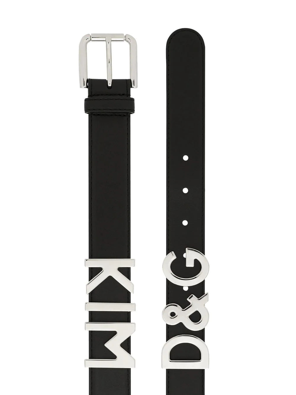 Dolce & Gabbana ladies Belt With Logo Buckle black