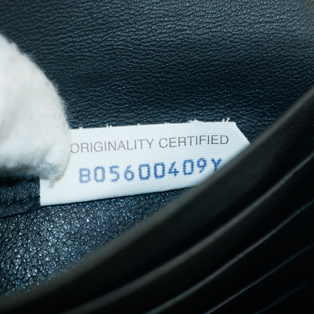 Bottega Veneta Intrecciato Black Bifold Long Wallet #5197