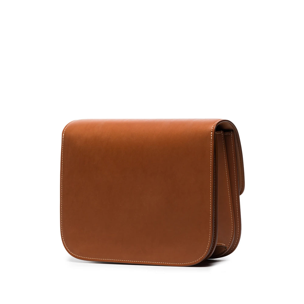 Celine Brown Shoulder Bags ladies purse handbag leather brown