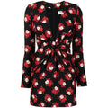 YSL Saint Laurent Black Dress - Cocktail & Party ladies Silk plunging deep front