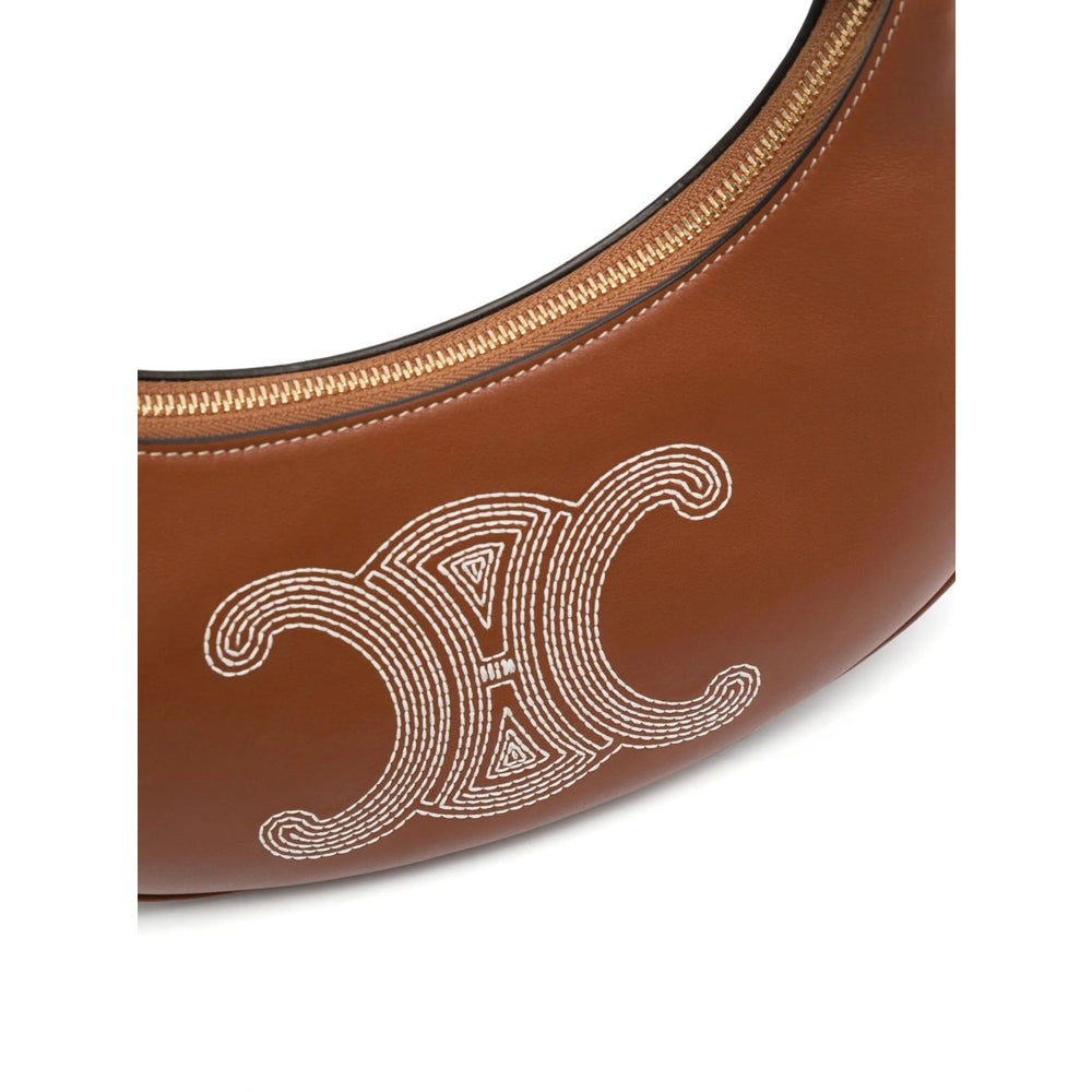 Celine Brown Tote Bag Ladies handbag purse leather logo