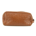 Bottega Veneta Intrrecciato Brown Leather Cosmetic Bag #5744