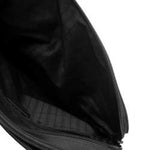 TUMI Freeland black unisex double zipper top crossbody shoulder bag travel
