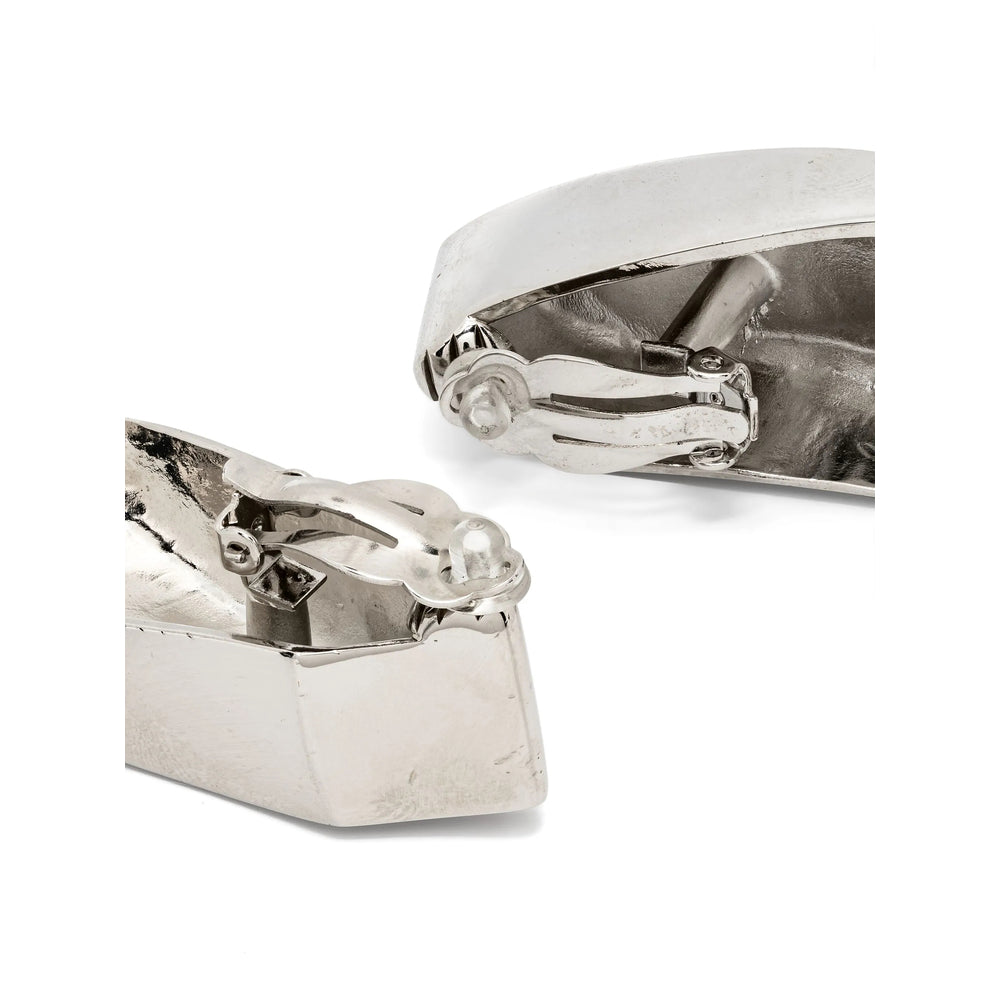 Saint Laurent Silver Earrings ladies YSL