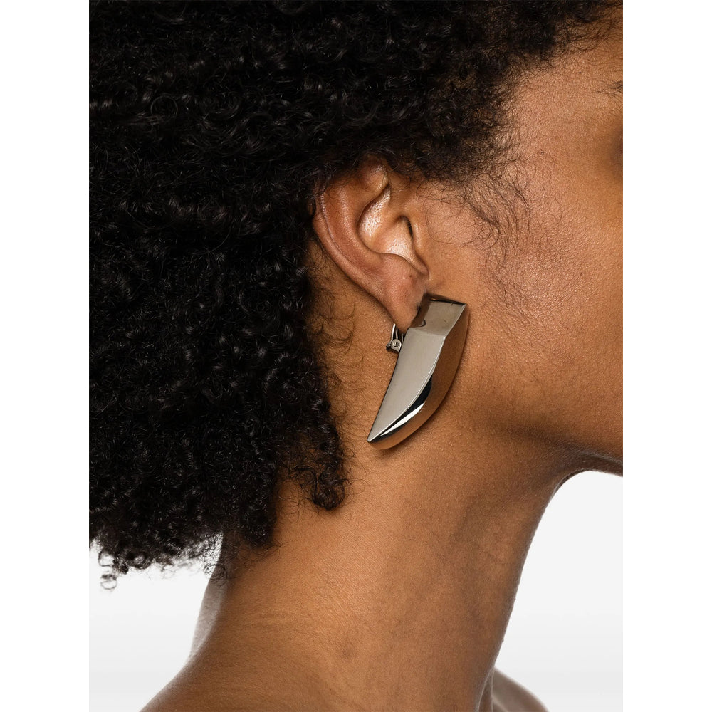 Saint Laurent Silver Earrings ladies YSL