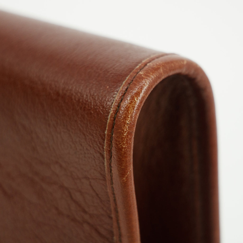 Christian Dior Red Leather Chain Shoulder Bag #5871 Purse Handbag