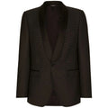 Dolce & Gabbana Black Jacket - Blazer Men's Silk blend