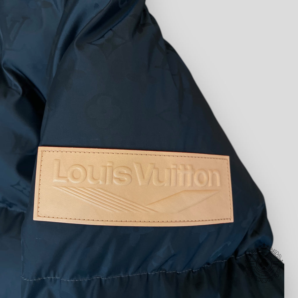 Louis Vuitton Monogram Graphic Down Jacket coat Men's puffer jacket coat 54 Navy