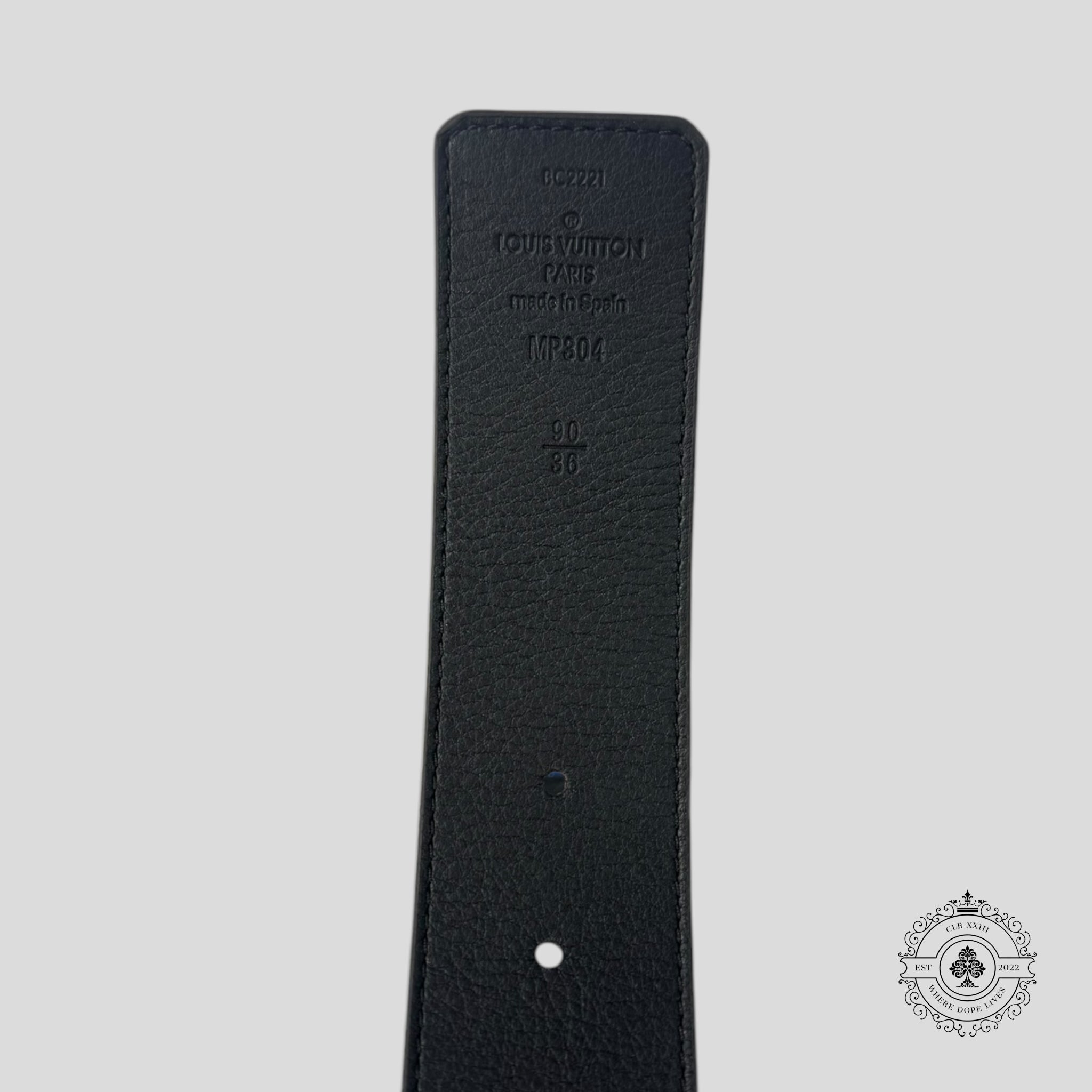 Louis Vuitton Pyramide Cities Chicago Exclusive Reversible Belt 90 cm unisex men's