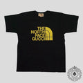 Gucci The North Face Tee in Black black yellow LG unisex men's