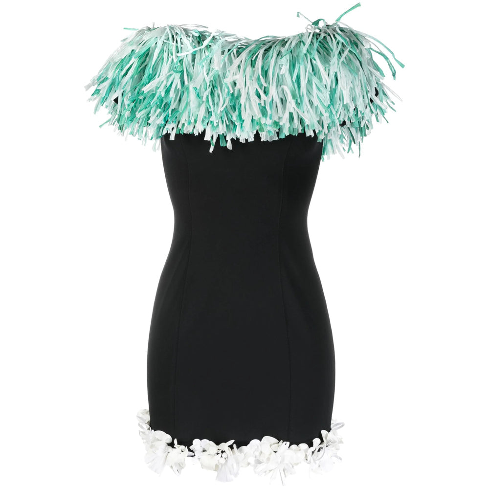 Pucci Black Dress - Cocktail & Party Dress ladies mini silk raffia