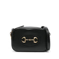 Gucci Black Shoulder Bag handbag purse black ladies horsebit