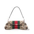 Gucci Neutrals Shoulder Bags ladies GG logo horsebit purse handbag