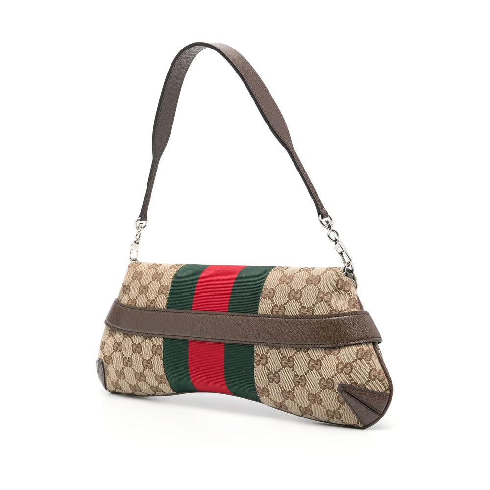 Gucci Neutrals Shoulder Bags ladies GG logo horsebit purse handbag