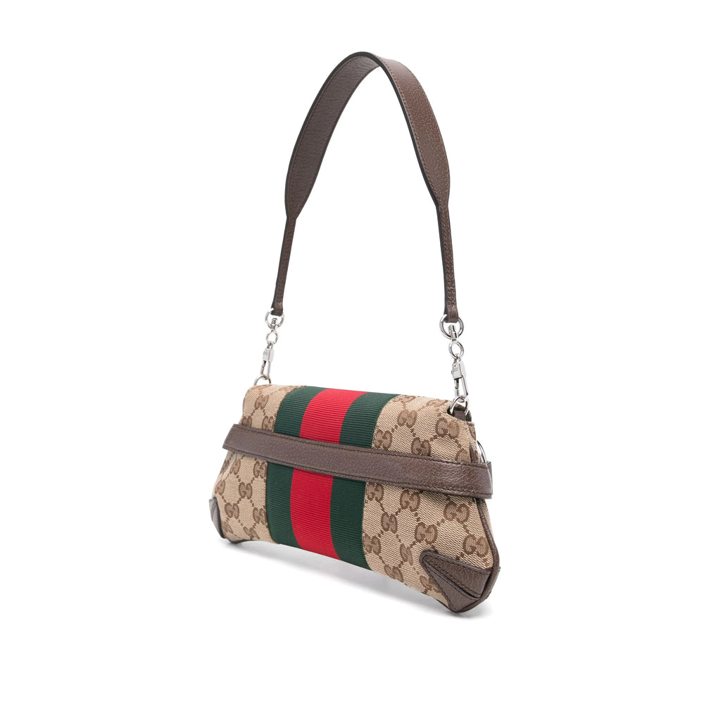 Gucci Neutrals Shoulder Bags Women horsebit GG logo purse handbag