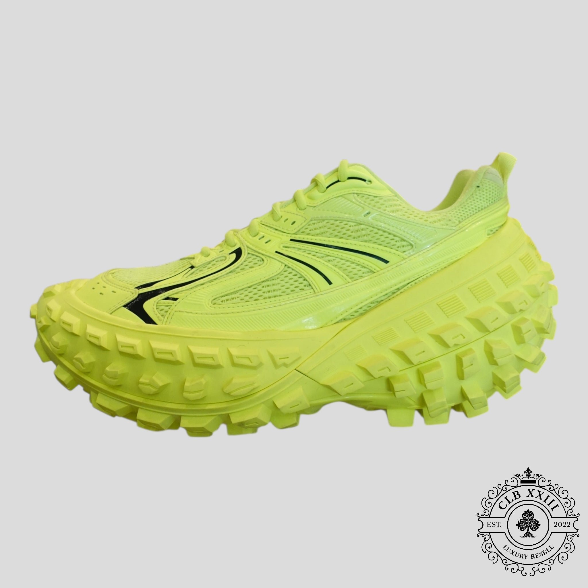 Balenciaga Defender Fluo Yellow shoes sneakers 44 men's unisex