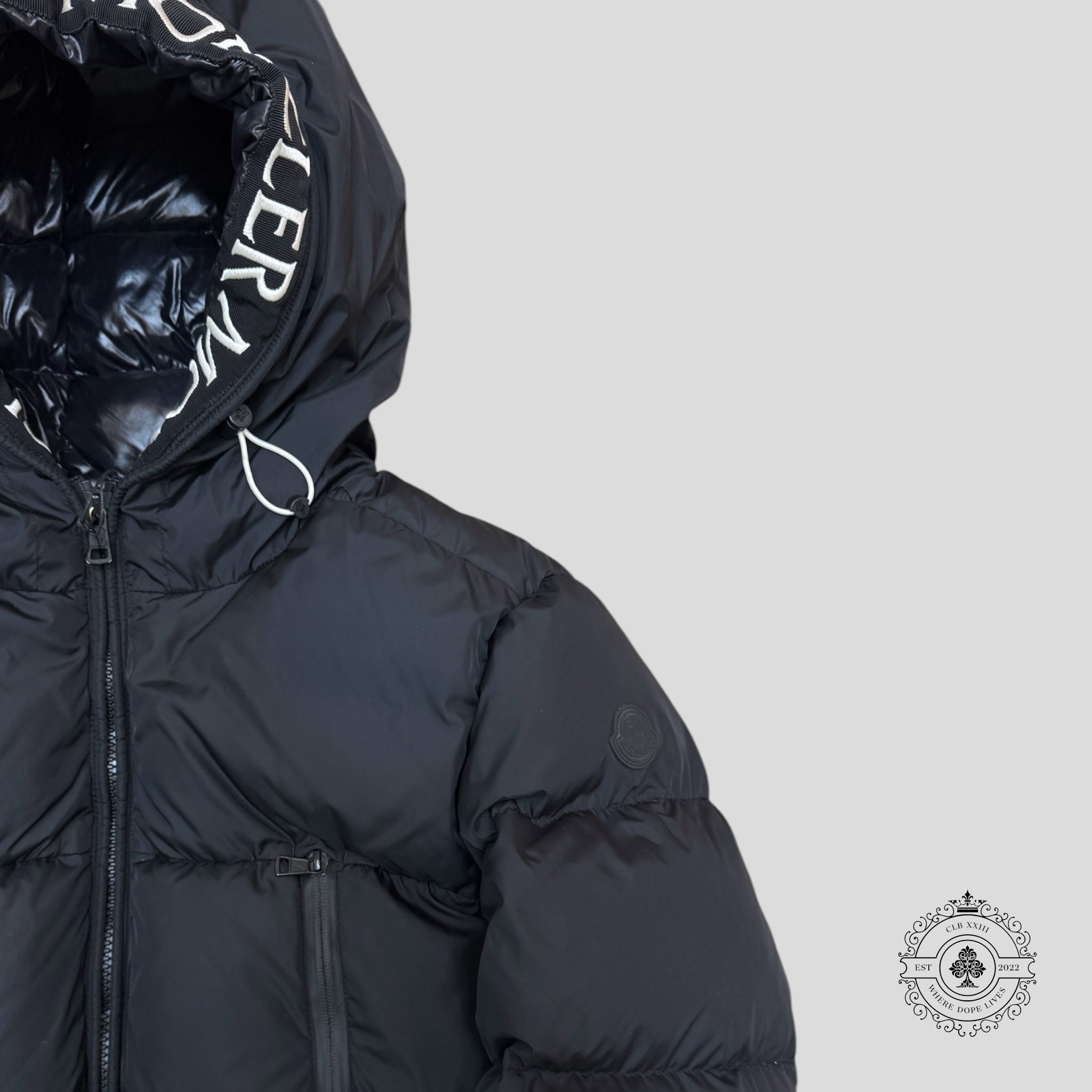 Moncler Montcla Short Down Jacket in Black 5 parka puffer coat men's unisex