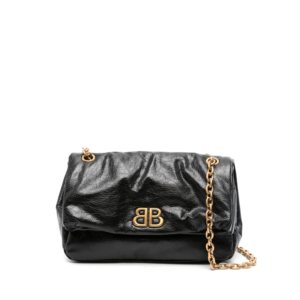 Balenciaga Black Shoulder Bag Purse Handbag Ladies