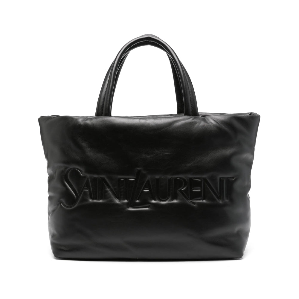 Saint Laurent Black Tote Bag Ladies Purse Handbag Black Leather