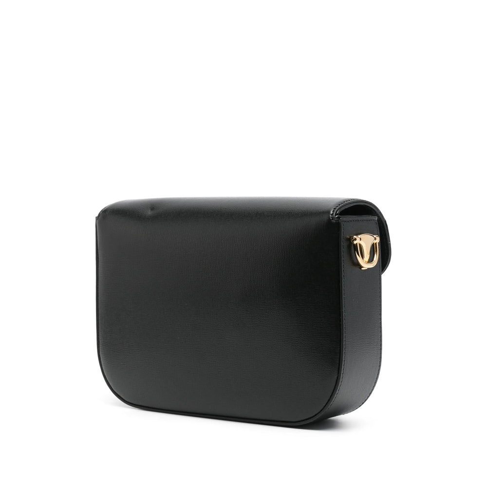 Gucci Black Shoulder Bags ladies leather purse handbag horsebit