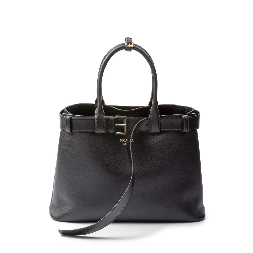 Prada Black Tote Bags ladies purse handbag leather