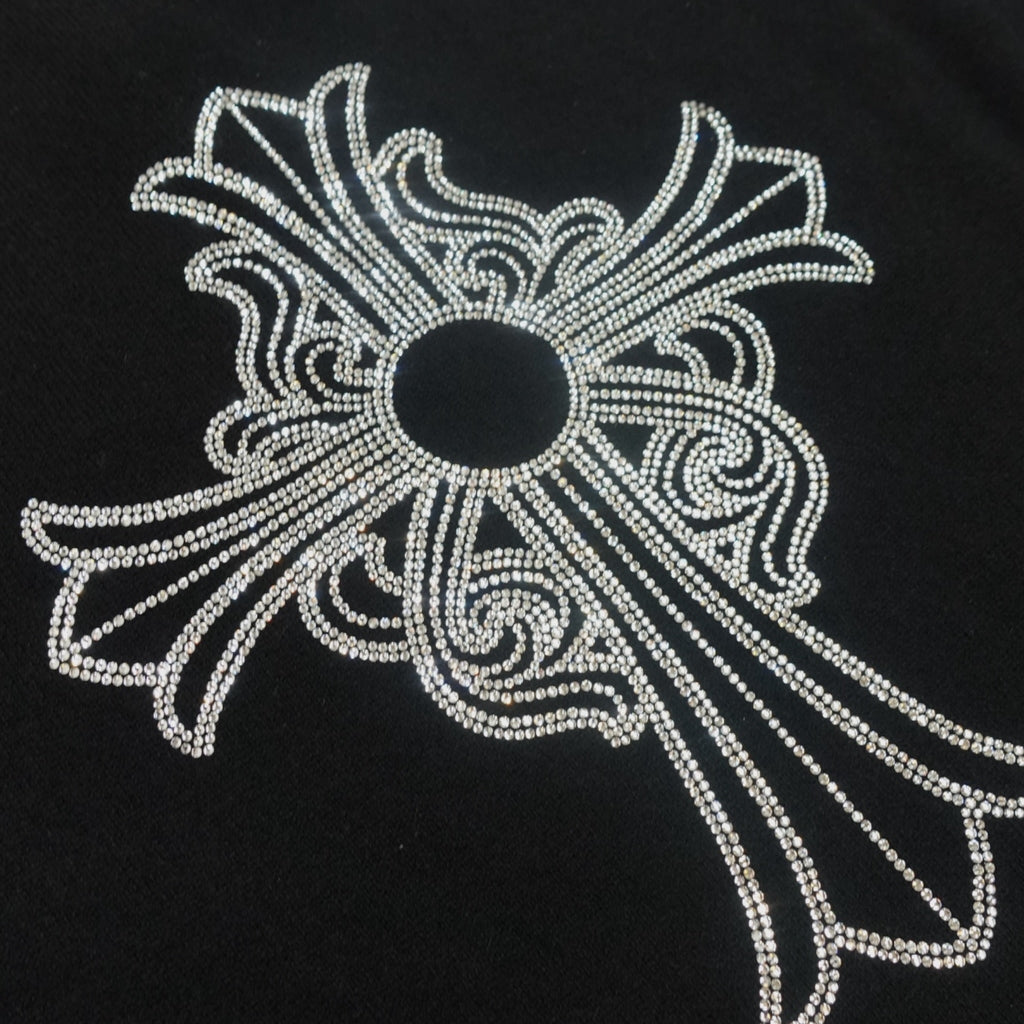 Chrome Hearts Ladies Cashmere Crystal Embellished Sweater S M