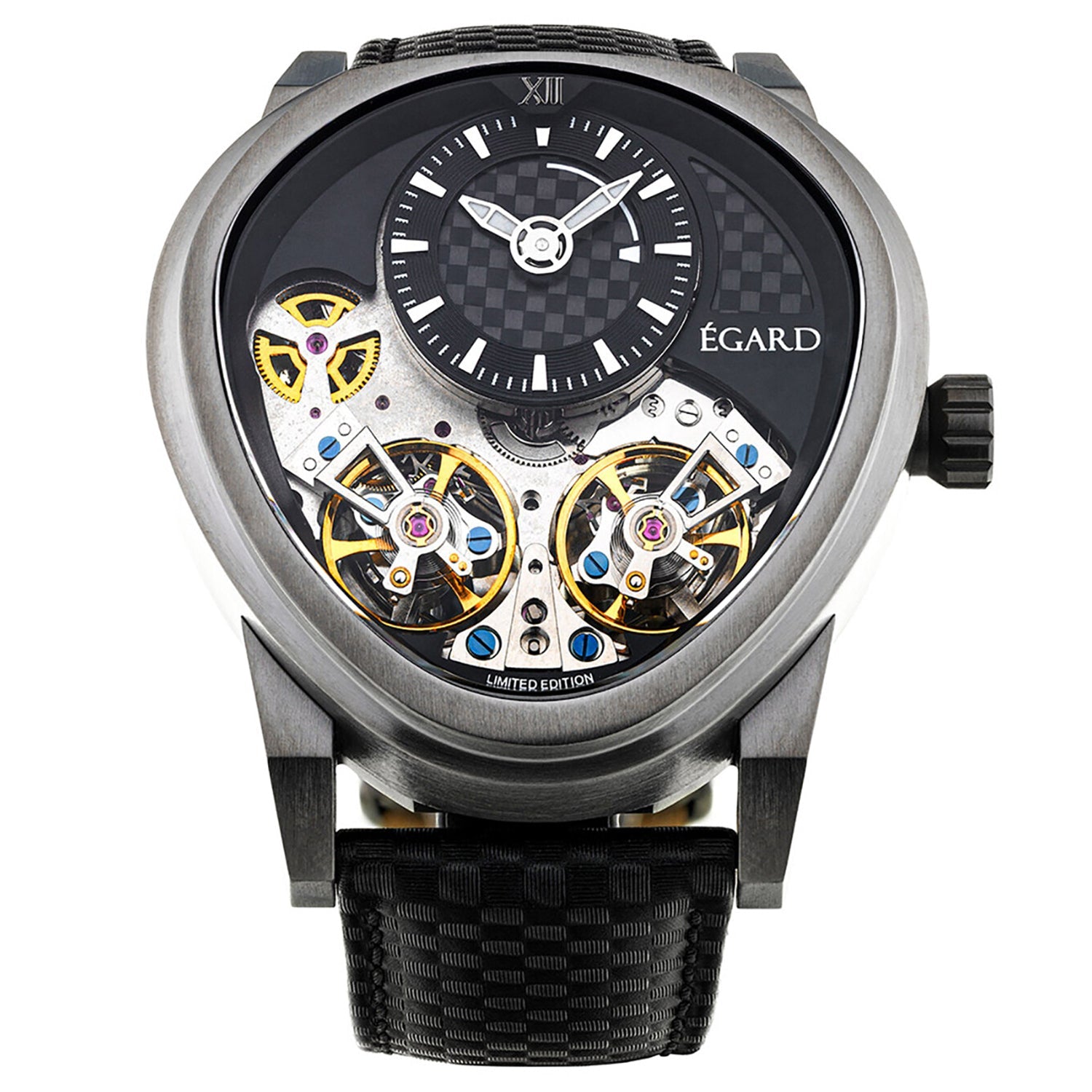 Egard Men's Quantus Carbon Beast Automatic water resistant Swiss
