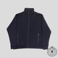 Louis Vuitton Monogram Embroidered Jacket in Navy Blue Coat men's XL extra large