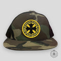 Chrome Hearts Plus Cross Trucker Cap Hat Camouflage unisex