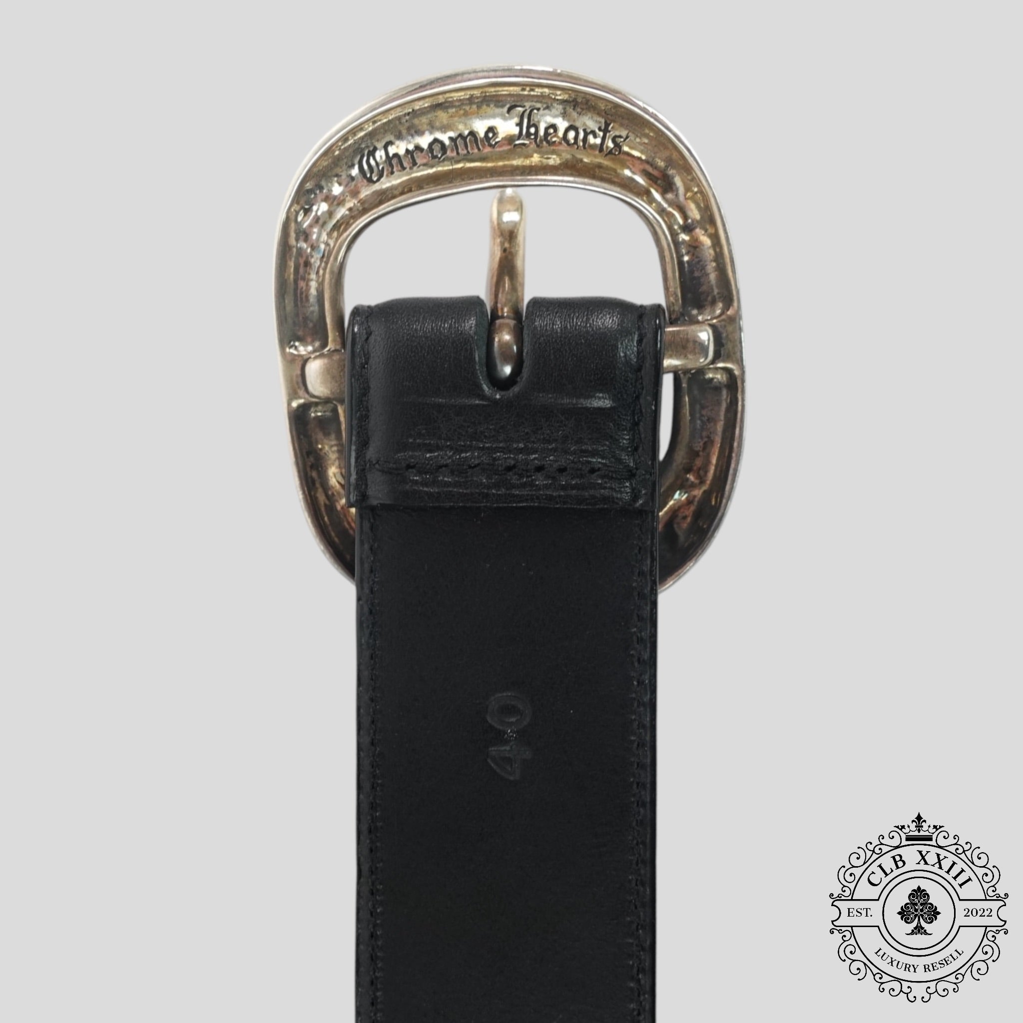 Chrome Hearts Rainbow Cross Patch Gunslinger Belt men's unisex 40