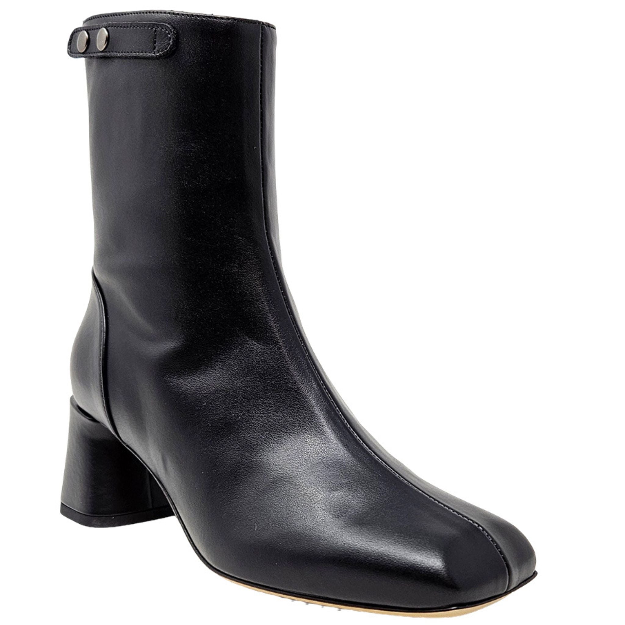 The Keli Black Ankle Boot Maison Italy Beverly Hills luxury career