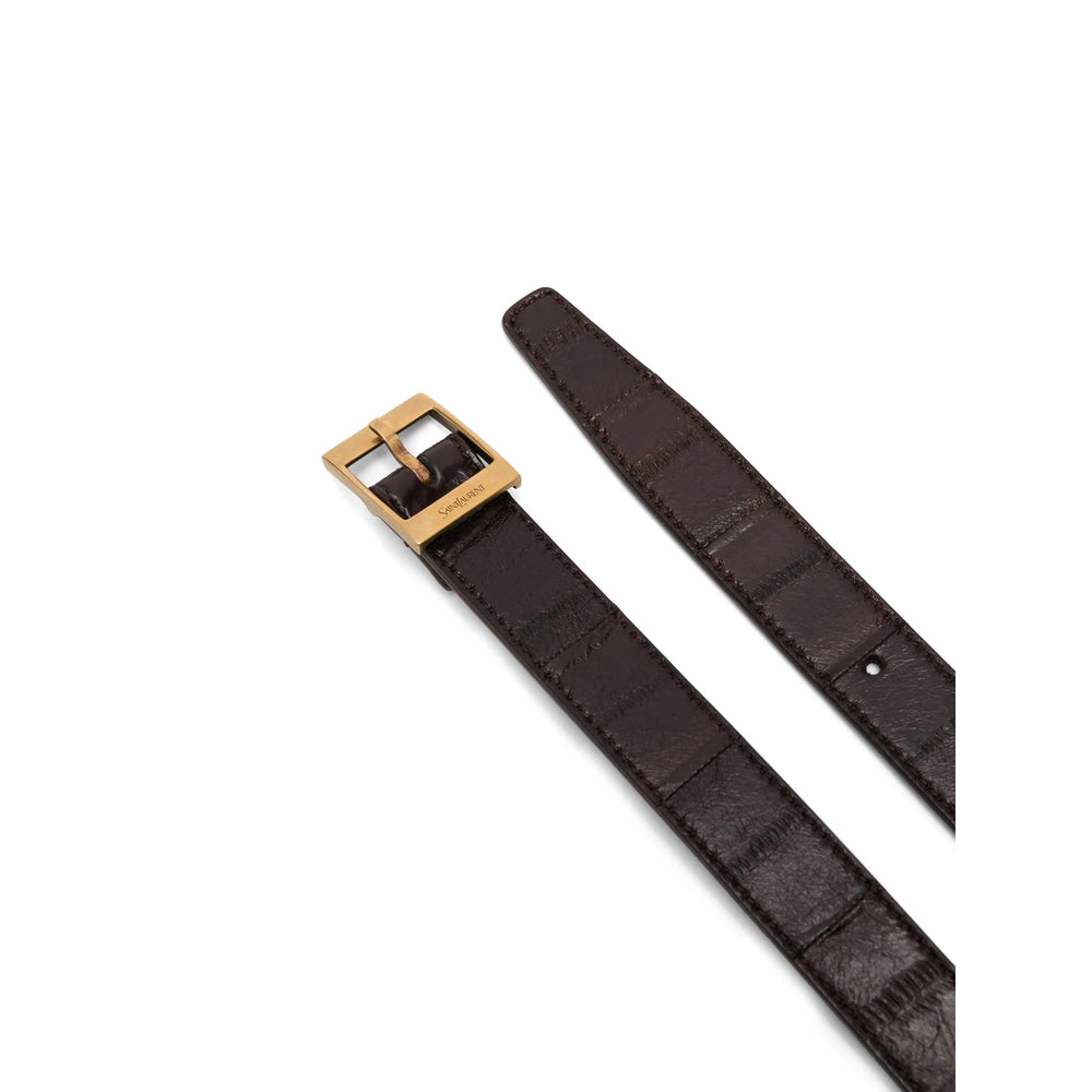 Yves Saint Laurent Brown Belt Ladies YSL