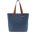 Fendi Blue Tote Bags Men Ladies Handbag luggage purse FF logo