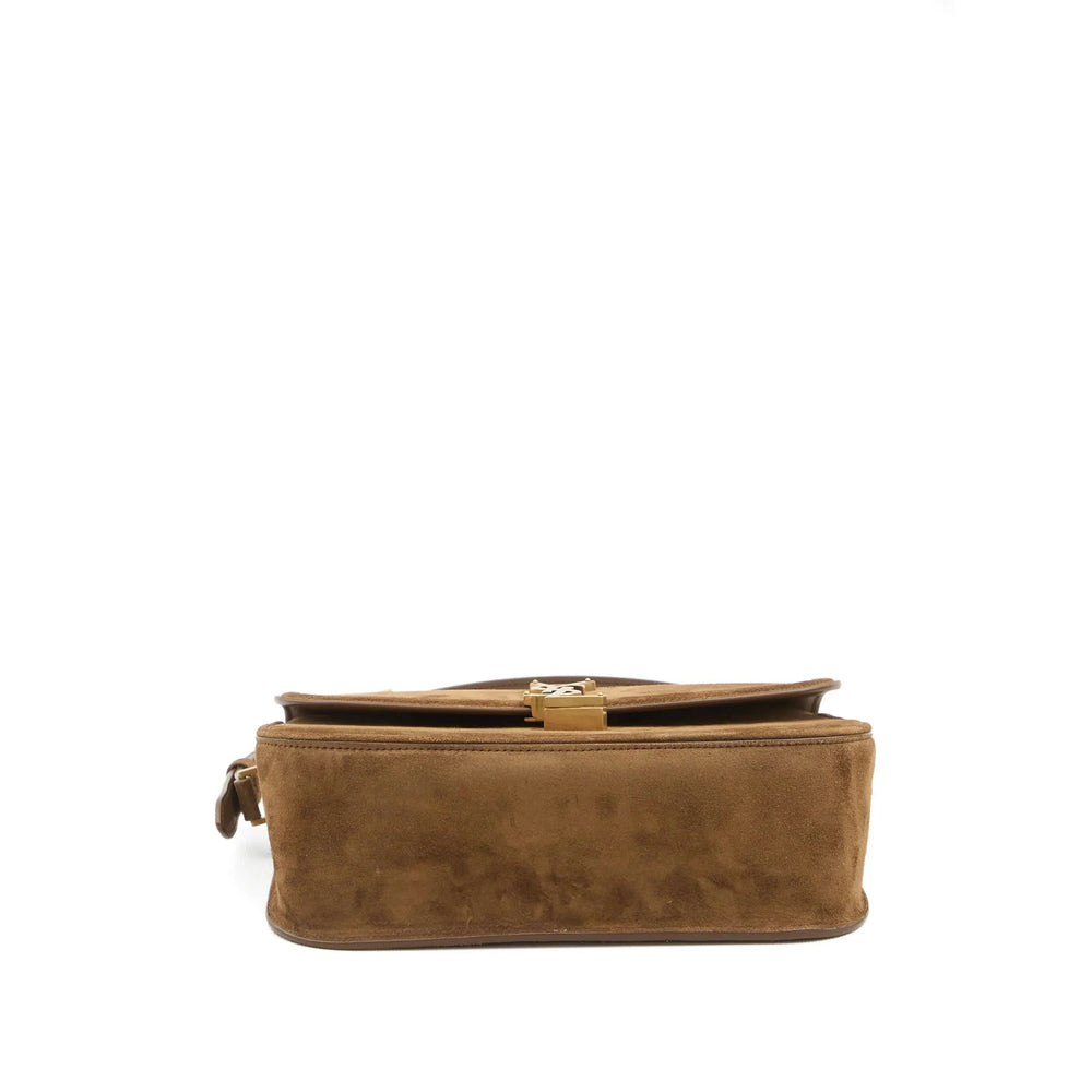 Yves Saint Laurent Brown Shoulder Bag ladies handbag purse YSL