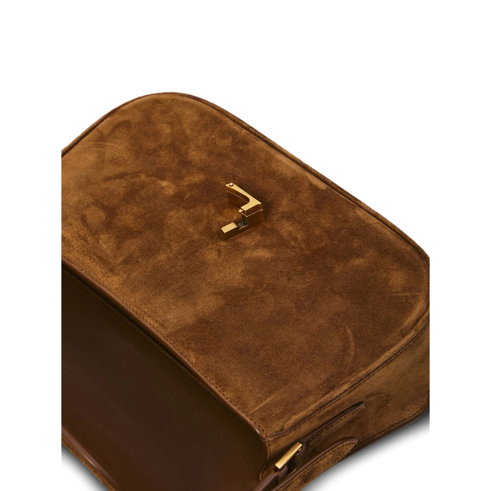 Yves Saint Laurent Brown Shoulder Bag ladies handbag purse YSL