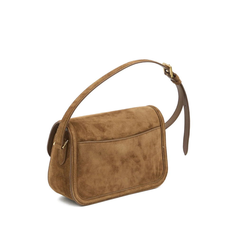 Yves Saint Laurent Brown Shoulder Bag ladies handbag purse YSL