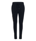Black W/ Gold Stripe Sweatpants Italy Cotton Madison Maison