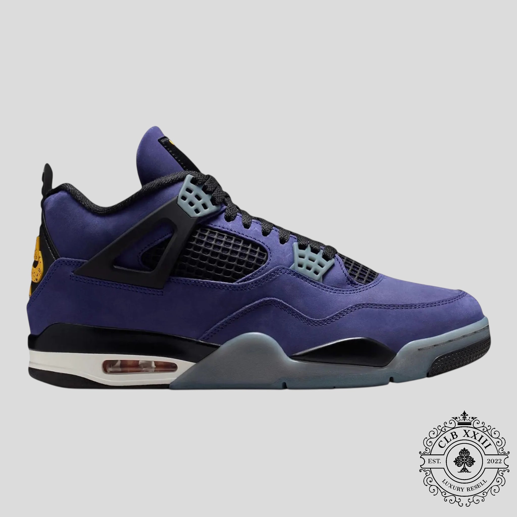 Air Jordan 4 Retro Lakers GS purple low top sneakers shoes 5Y 7y basketball youth