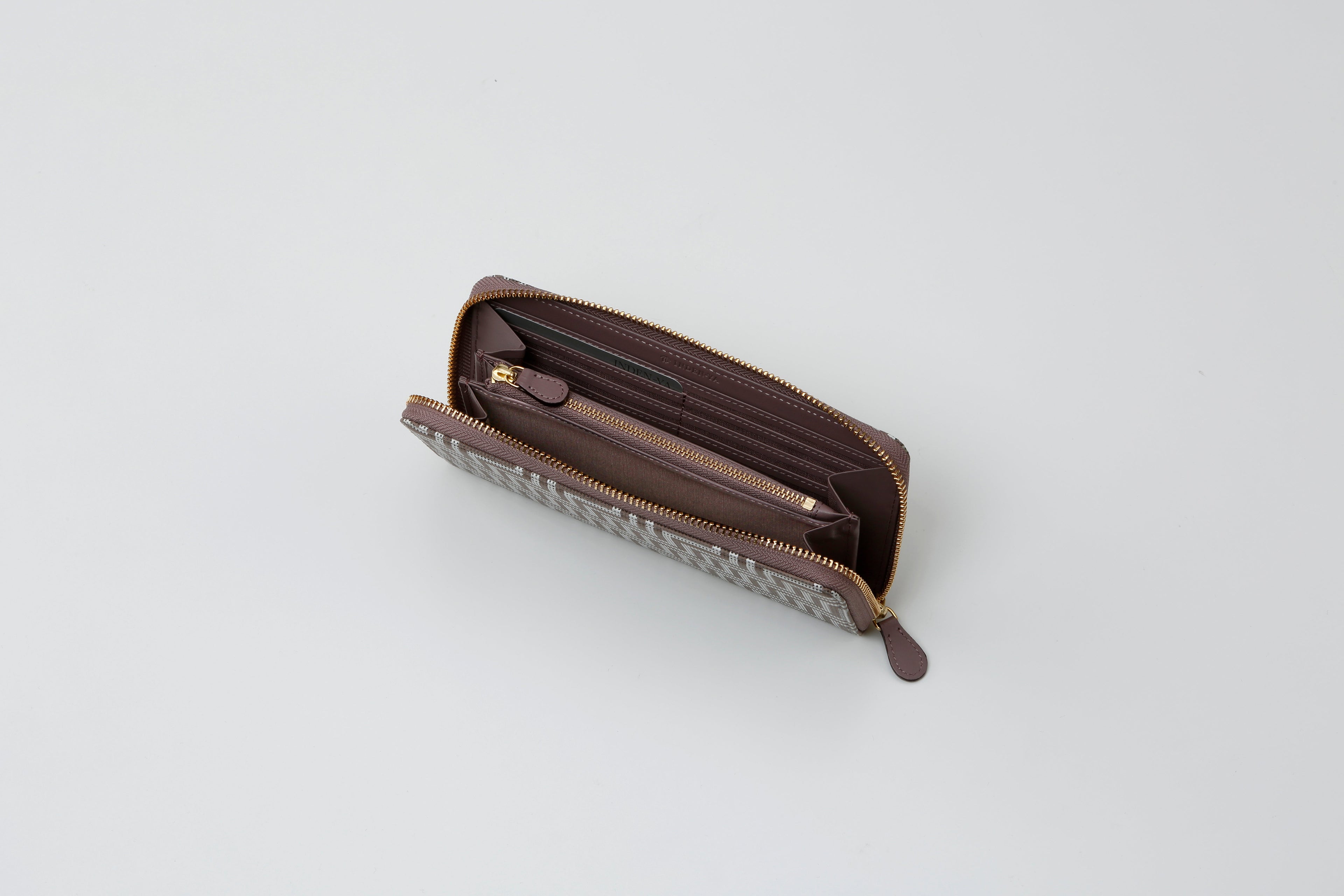 Zipped Long Wallet - New Grecian Inden Japan leather