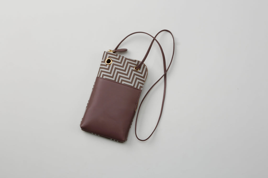 Mobil Cell Phone Case - New Grecian Inden Japan Deer Skin leather