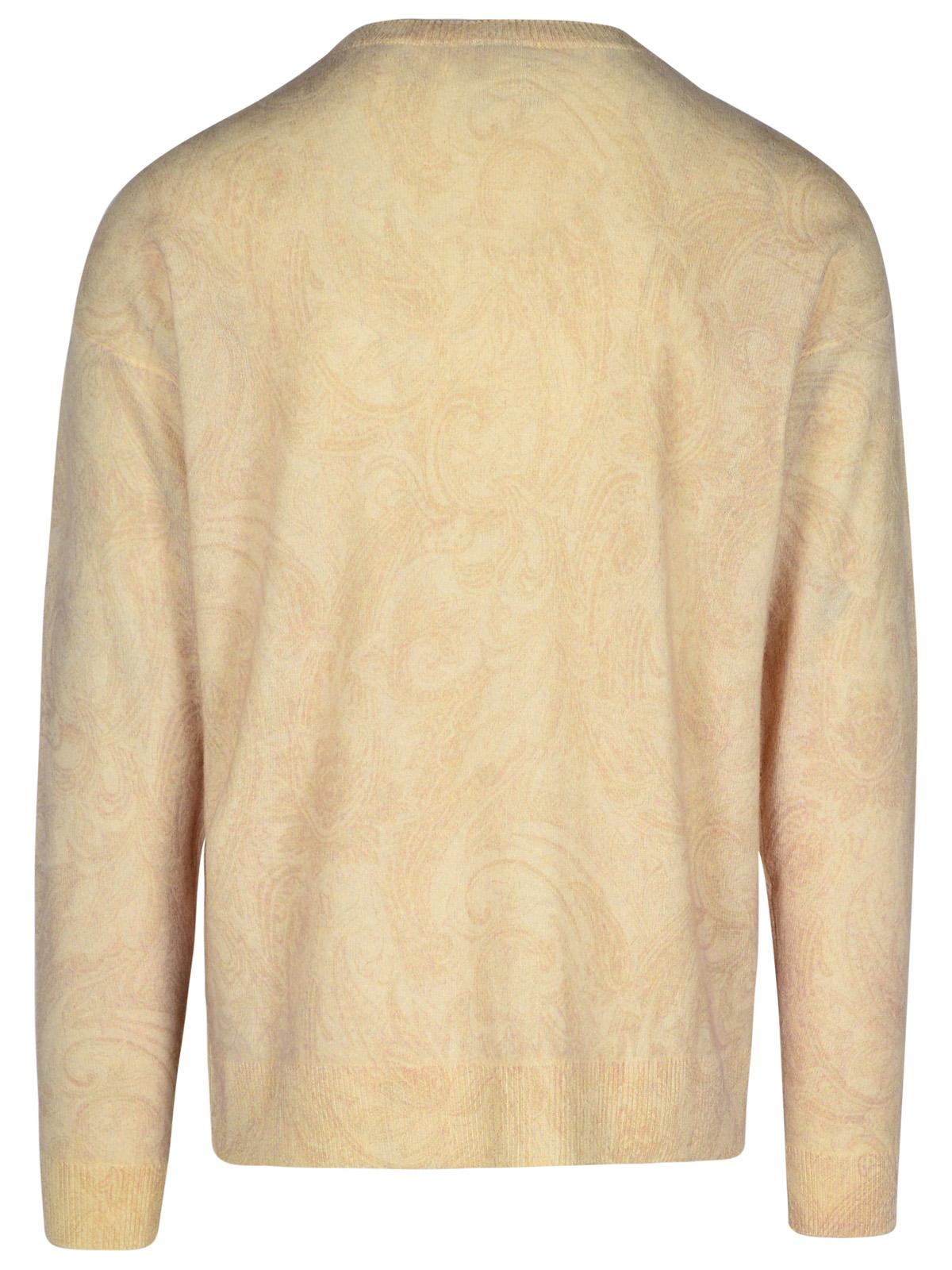 Etro 'Paisley' Ivory Wool Sweater Men’s