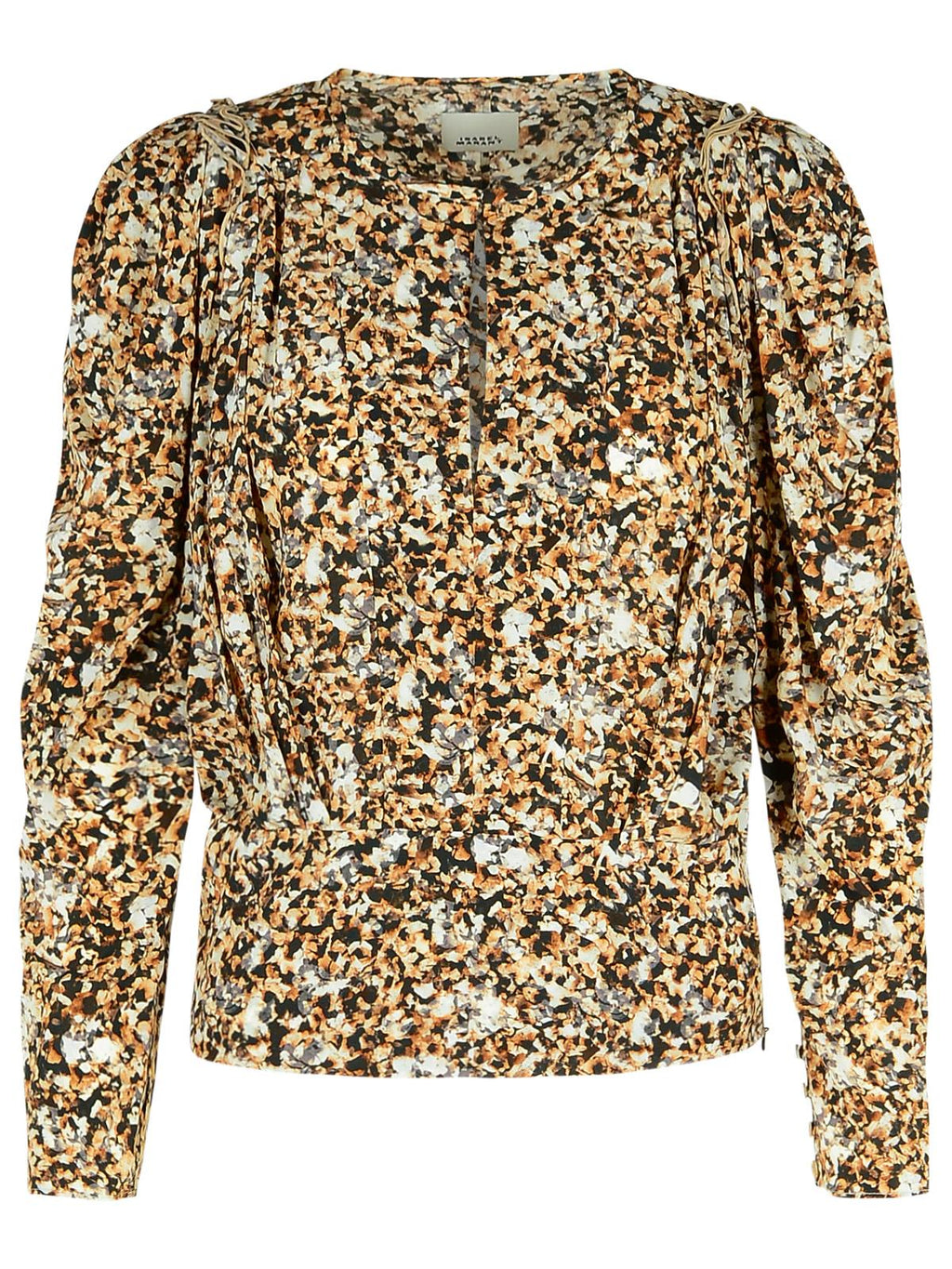 Isabel Marant 'Zagra' Beige Silk Blouse ladies