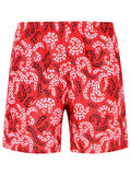 Lanvin Red Swimsuit Men's Trunks Board shorts Medium